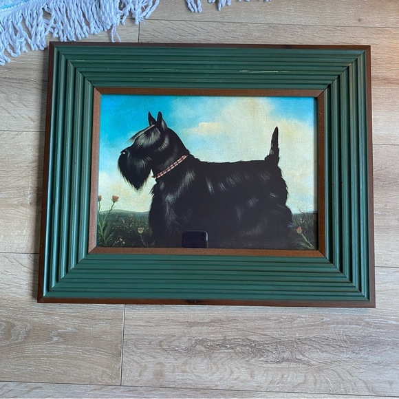 Vintage Paul Stagg Set of 2 framed prints of Scottish Terrier dog & Westie dog - Picture 6 of 8